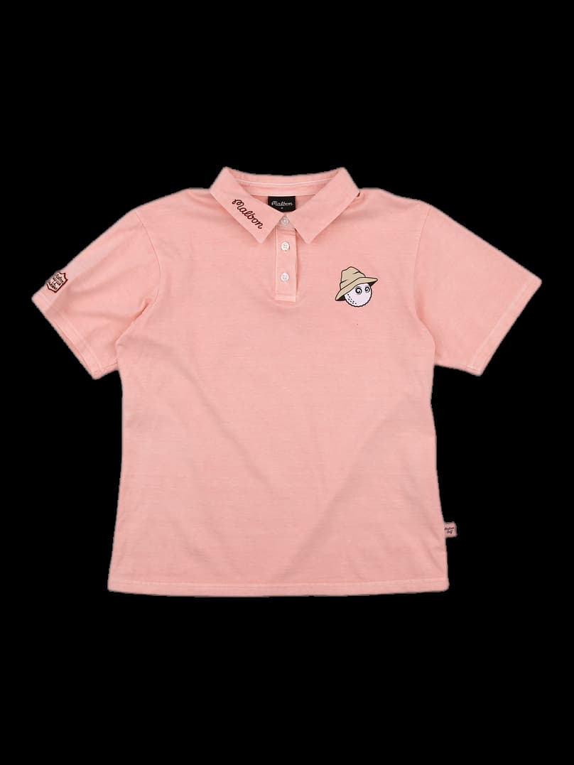 로고 반팔 카라티