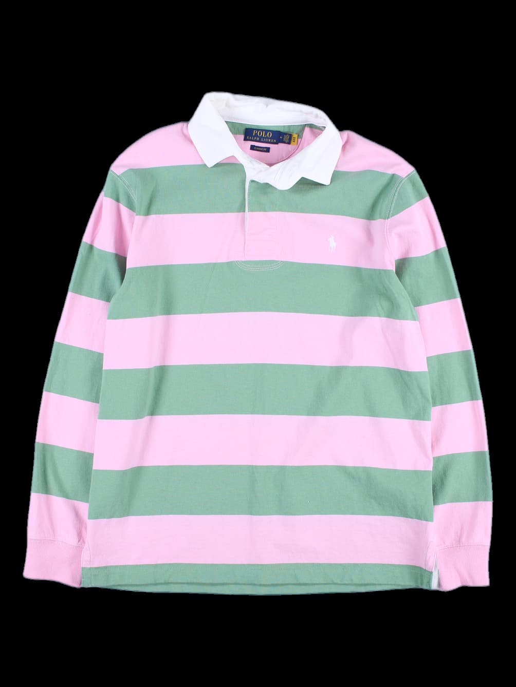 스트라이프 카라 티셔츠