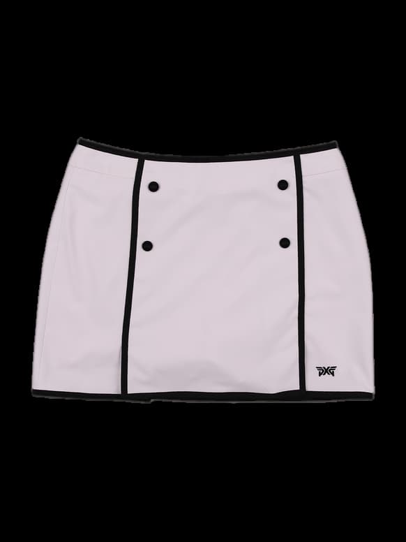 버튼 골프 스커트