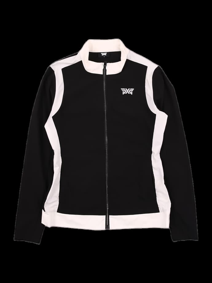 하프넥 집업 점퍼