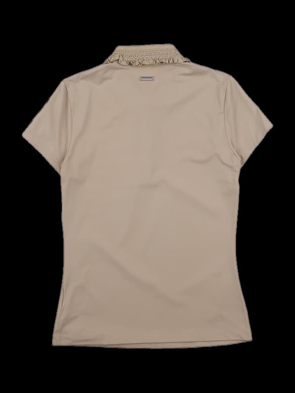 프릴 카라 반팔 티셔츠