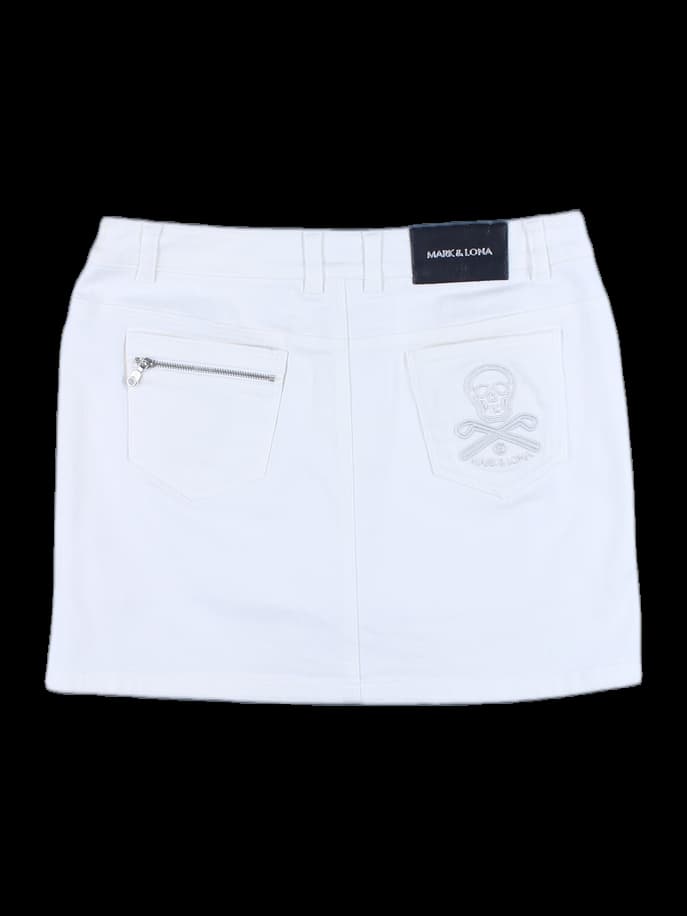 버튼 골프 스커트