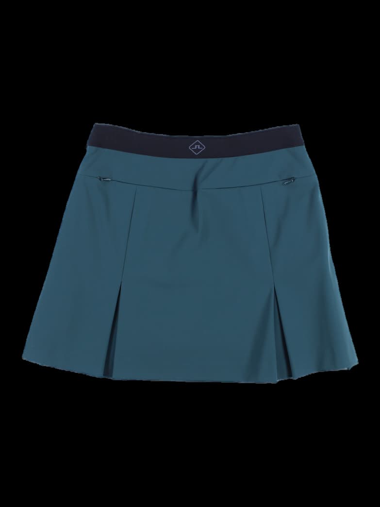 허리 밴딩 주름 스커트