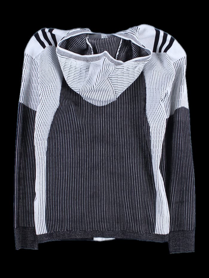 후드 니트 집업 자켓