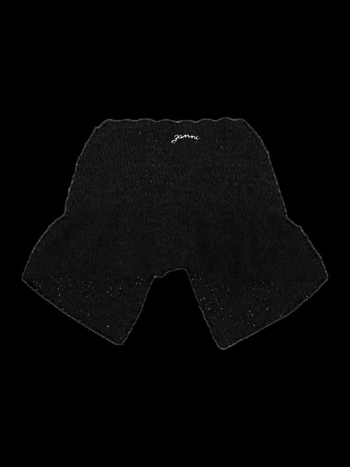 프론트 타이 뜨개 나시 탑