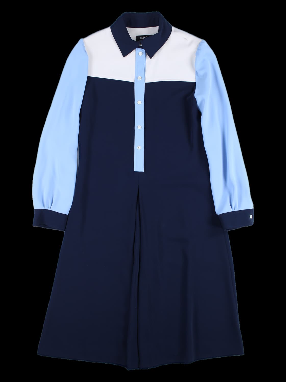 캐주얼 반집업 롱 원피스