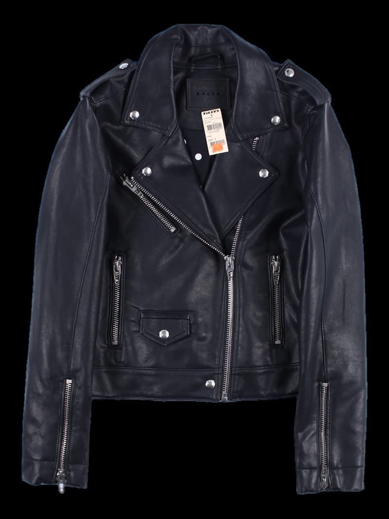 [새상품] 페이크 레더 자켓