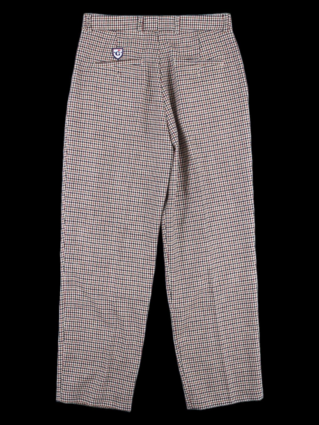 [남성] 체크 스트레이트 면 팬츠