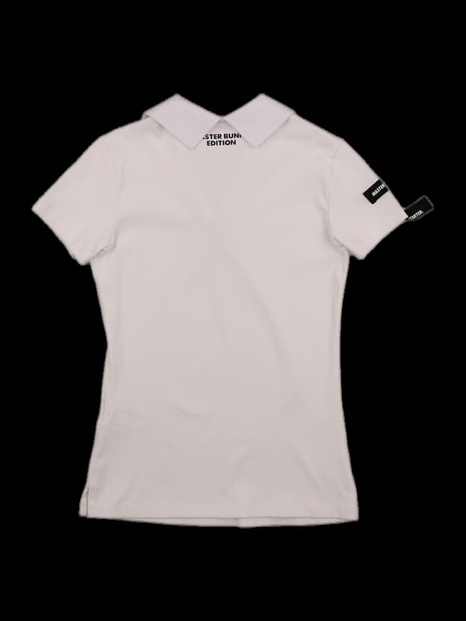 리브드 카라 반팔 티셔츠