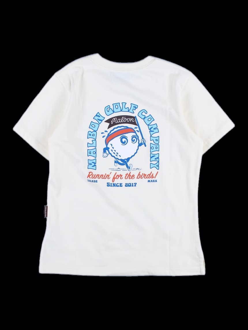 전사 프린팅 반팔 티셔츠