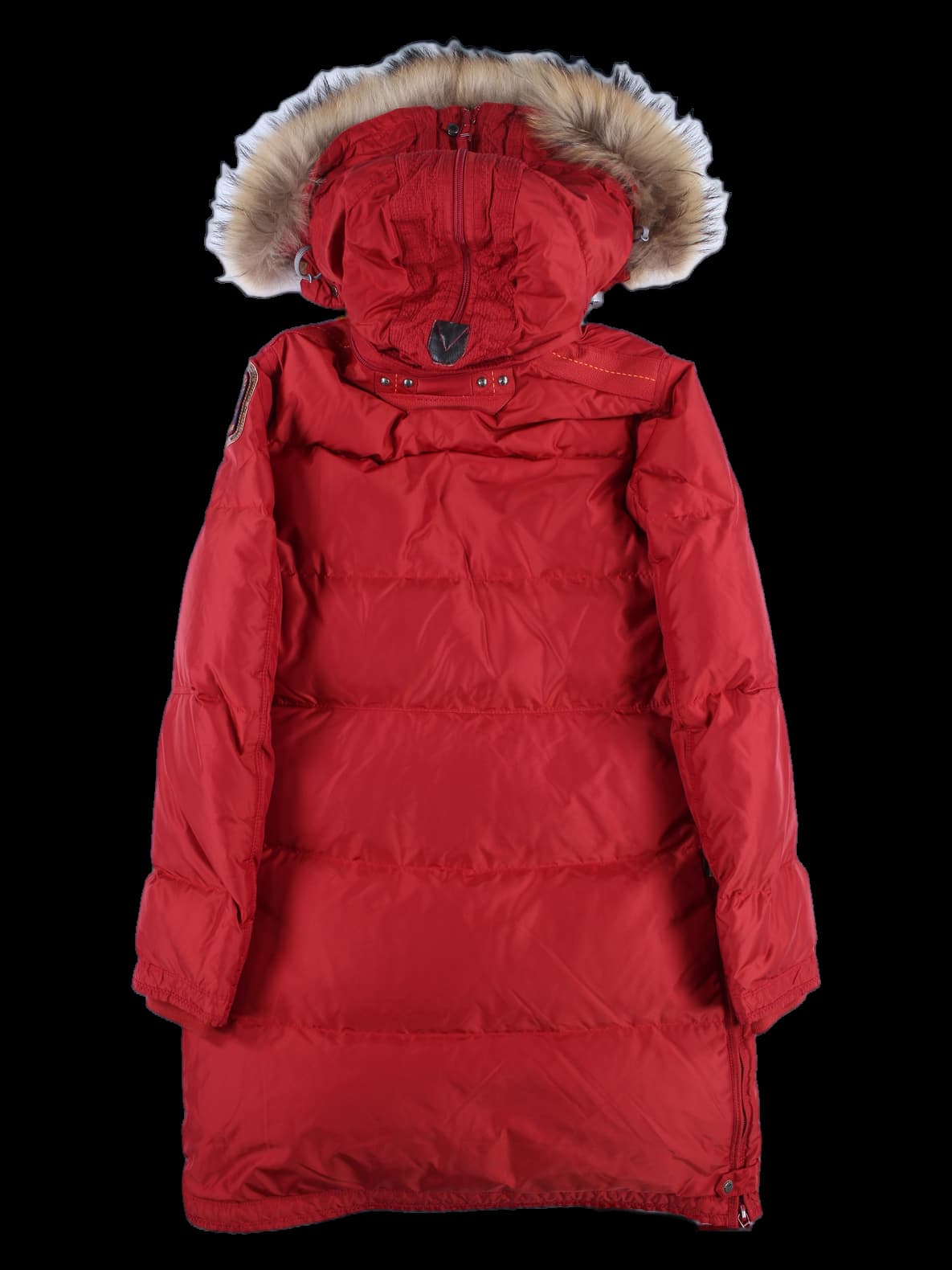 퍼 후드 롱 패딩