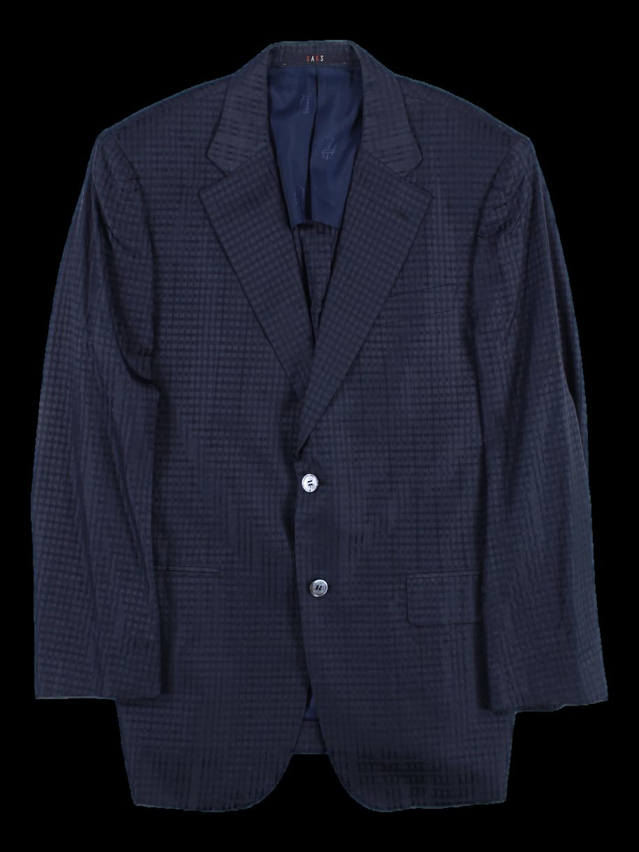 [남성] 체크 자카드 카라 자켓