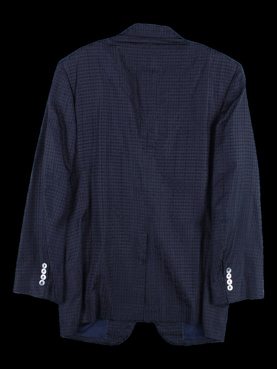 [남성] 체크 자카드 카라 자켓