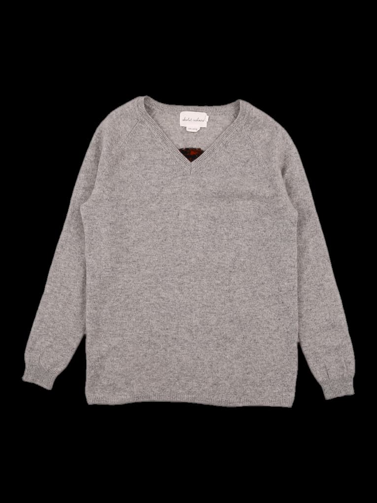 브이넥 긴팔 니트