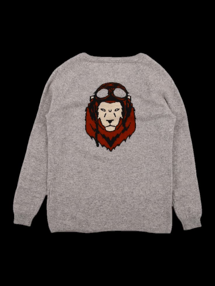 브이넥 긴팔 니트