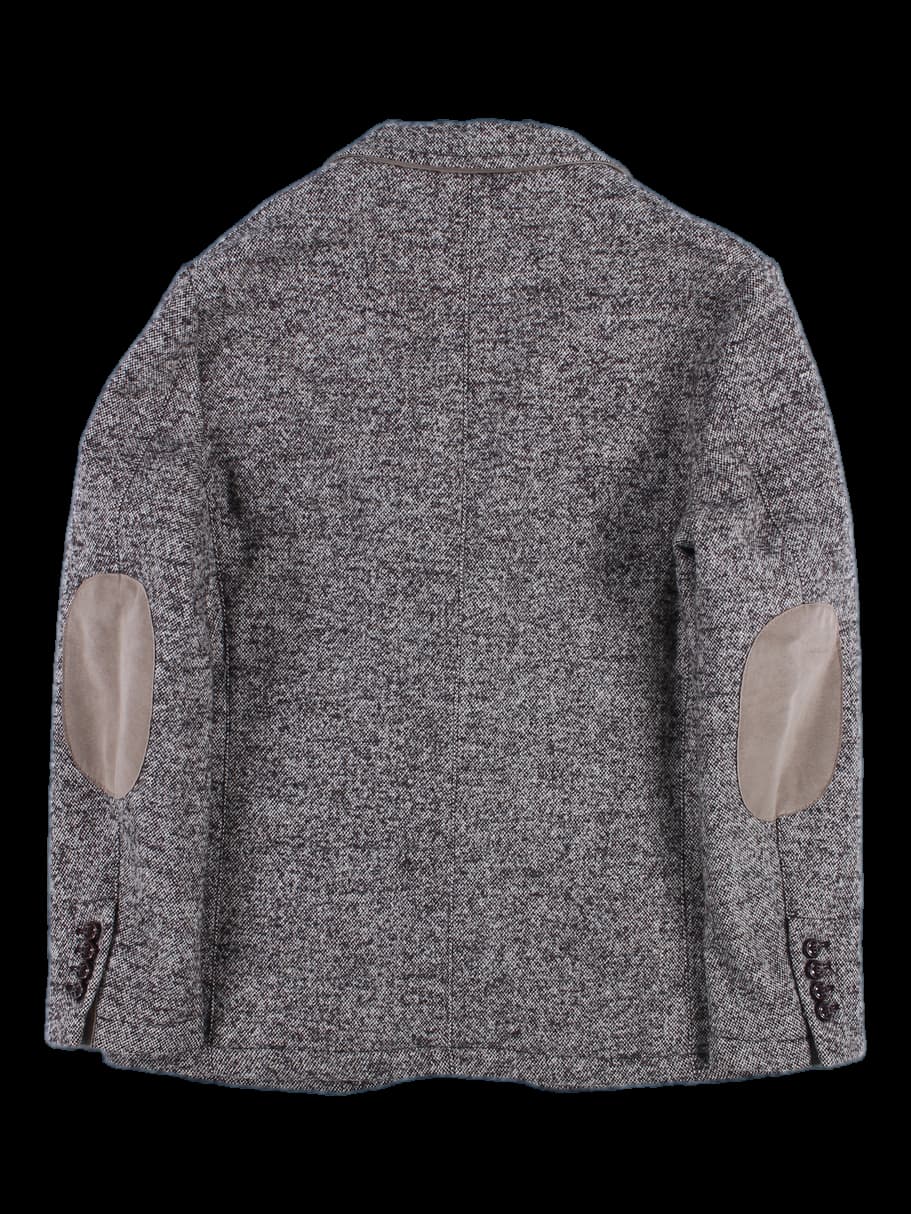 [남성] 패치포인트 카라 싱글 버튼 자켓