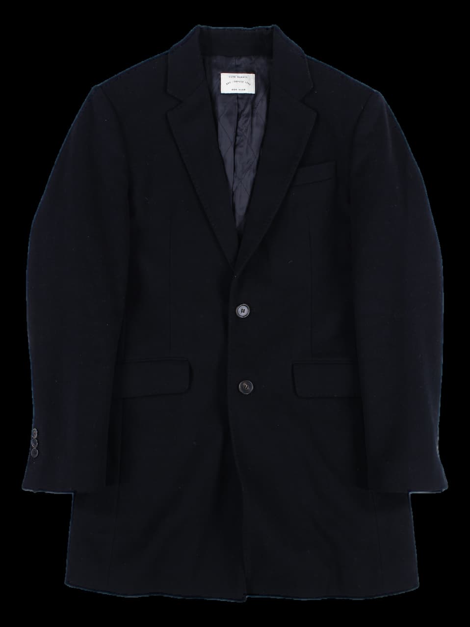 [남성] 카라 싱글버튼 코트