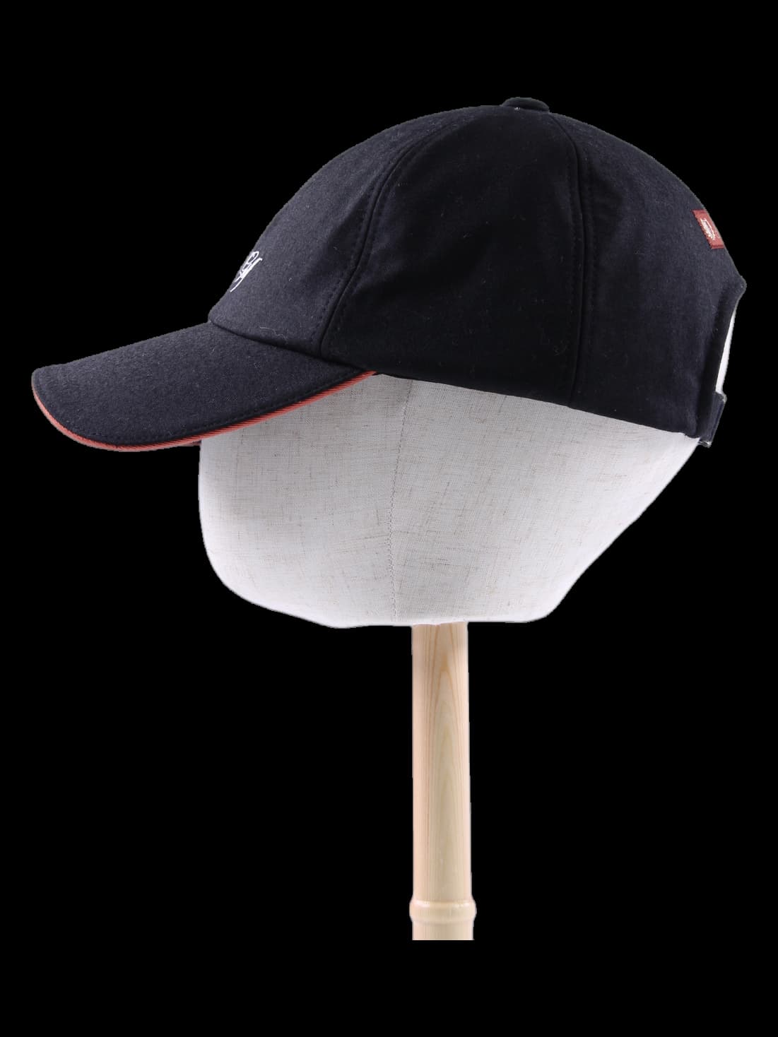 로고 포인트 캡 모자