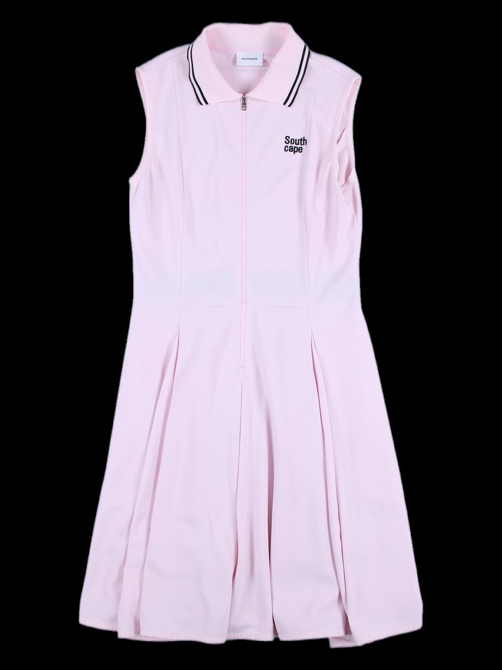 민소매 카라 원피스