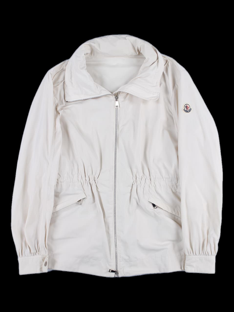 후드 허리 스트링 집업 자켓