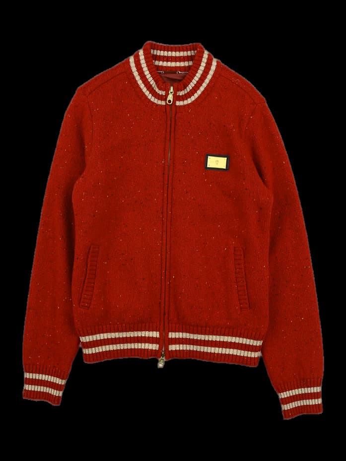 방풍 니트 집업 점퍼