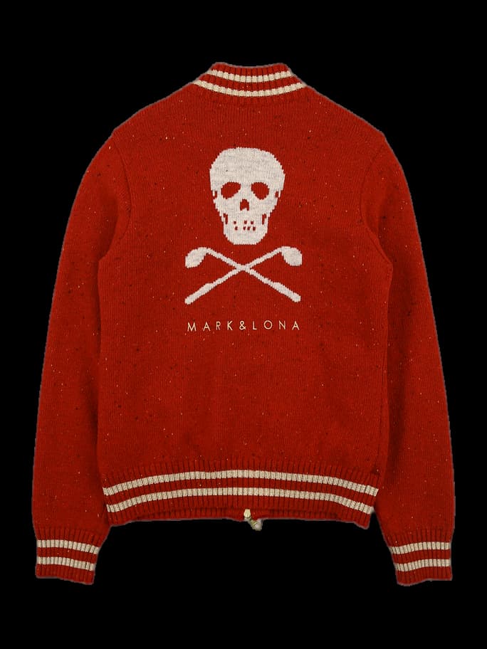 방풍 니트 집업 점퍼