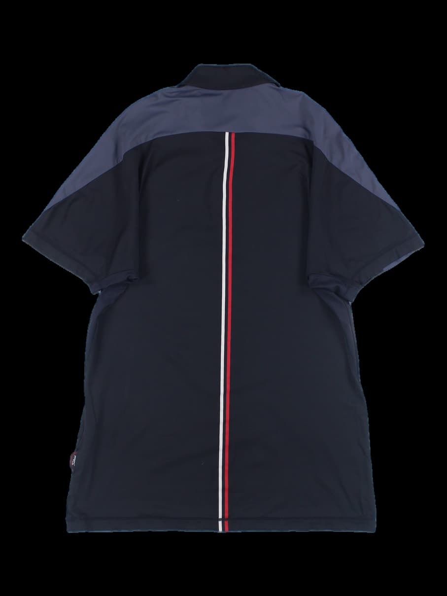 [남성] 어깨 배색 카라 티셔츠