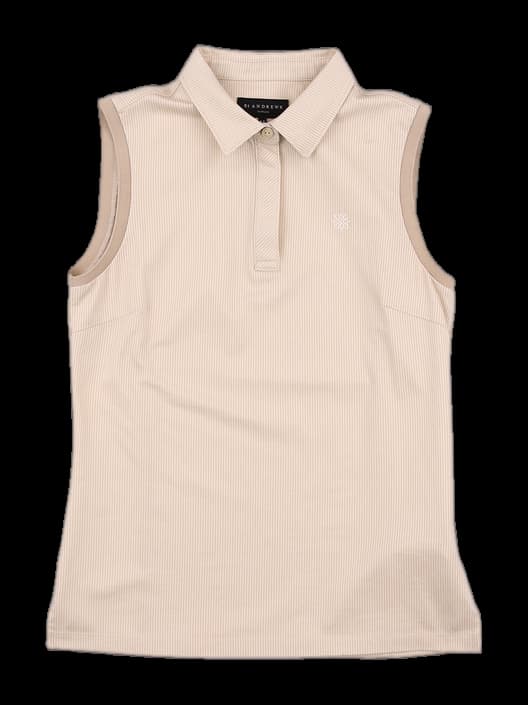 카라 민소매 티