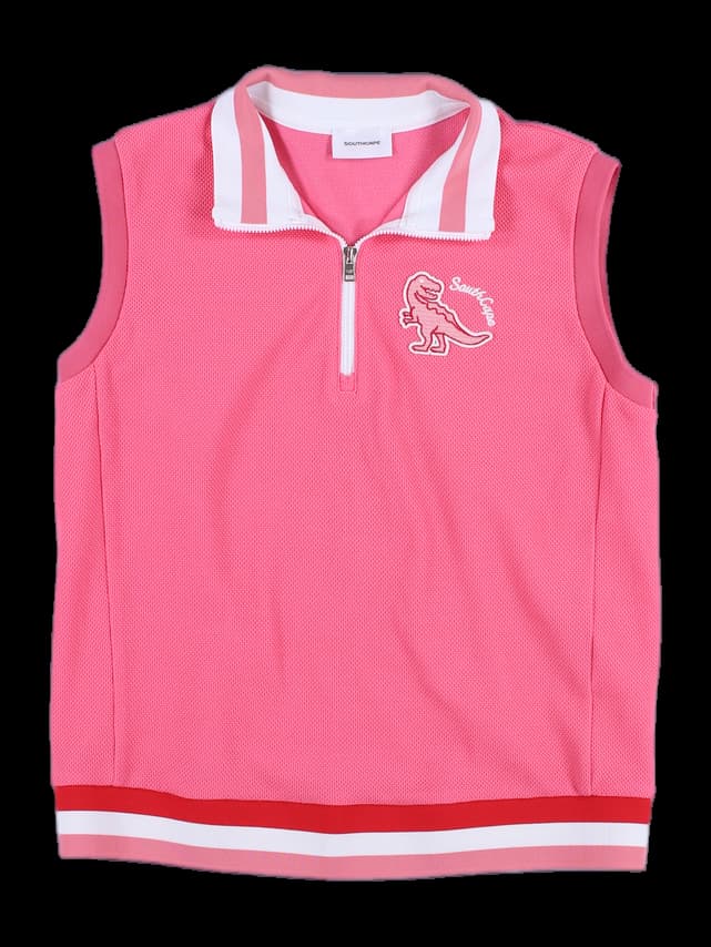 사우스케이프 민소매 카라 티