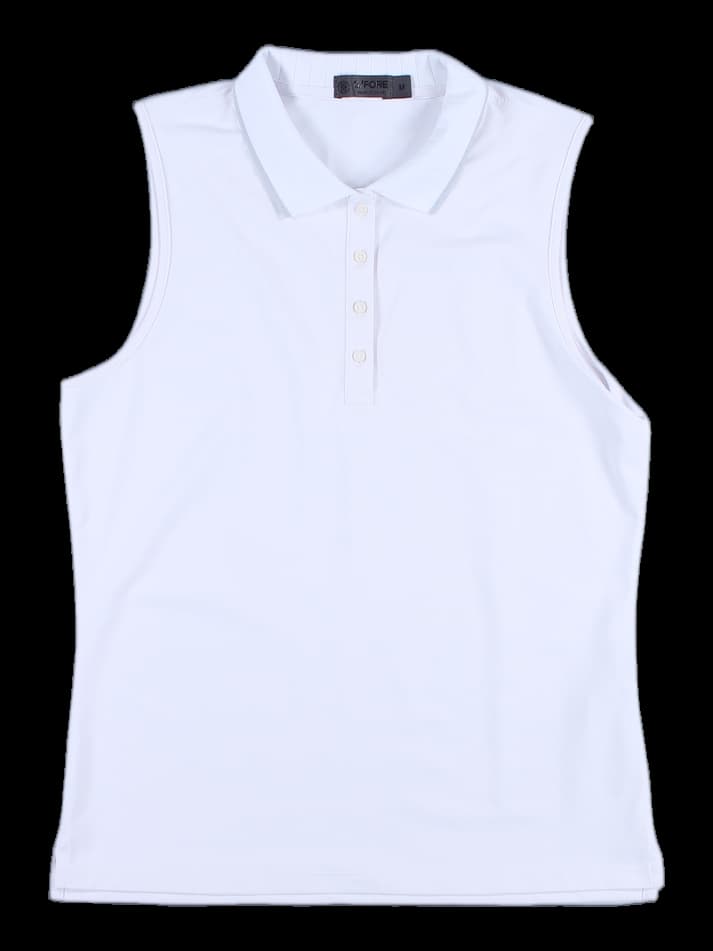 지포어 민소매 카라티