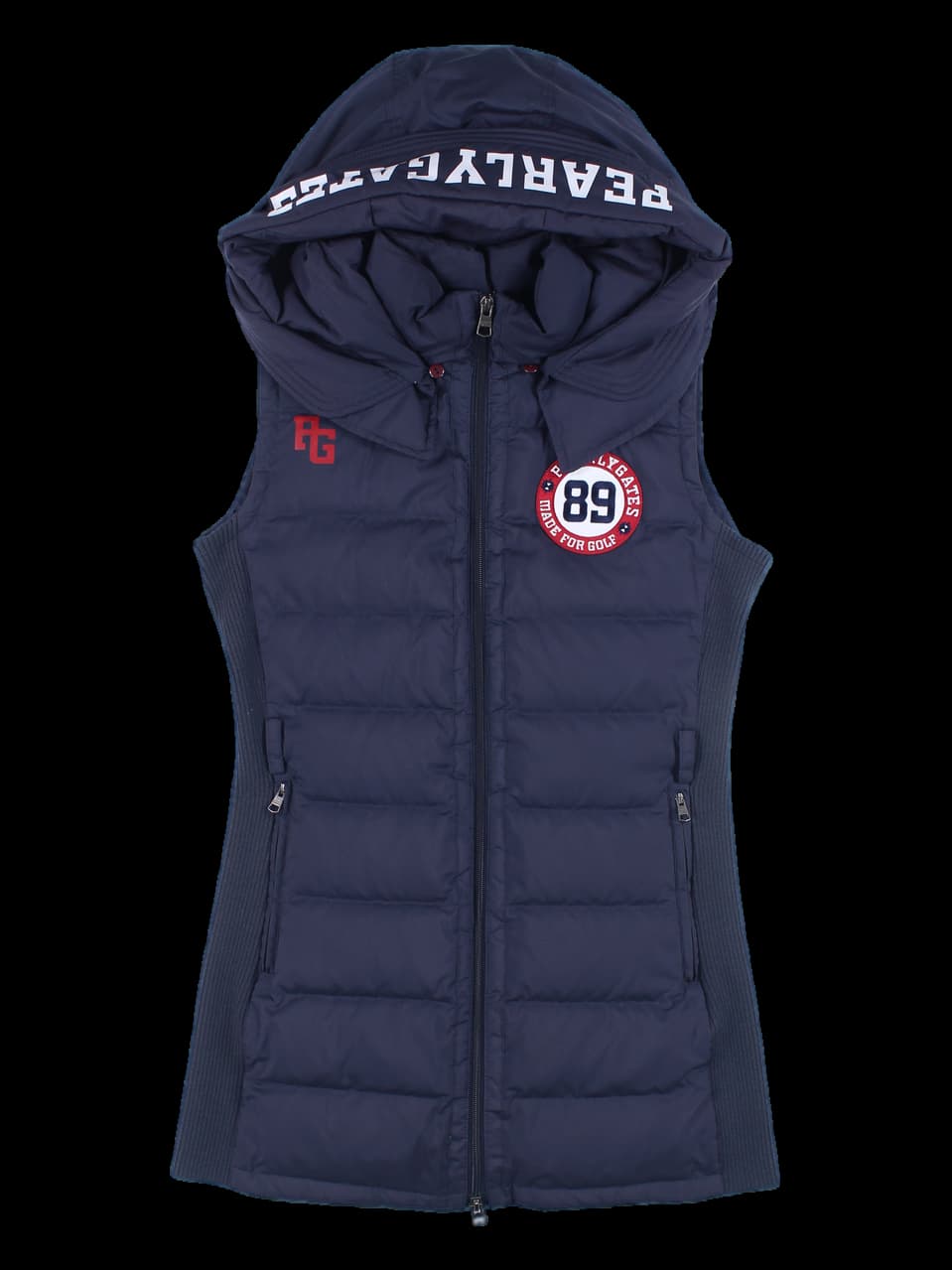 [남녀공용] 후드 패딩 조끼