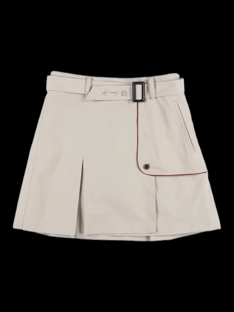 벨트 골프 스커트