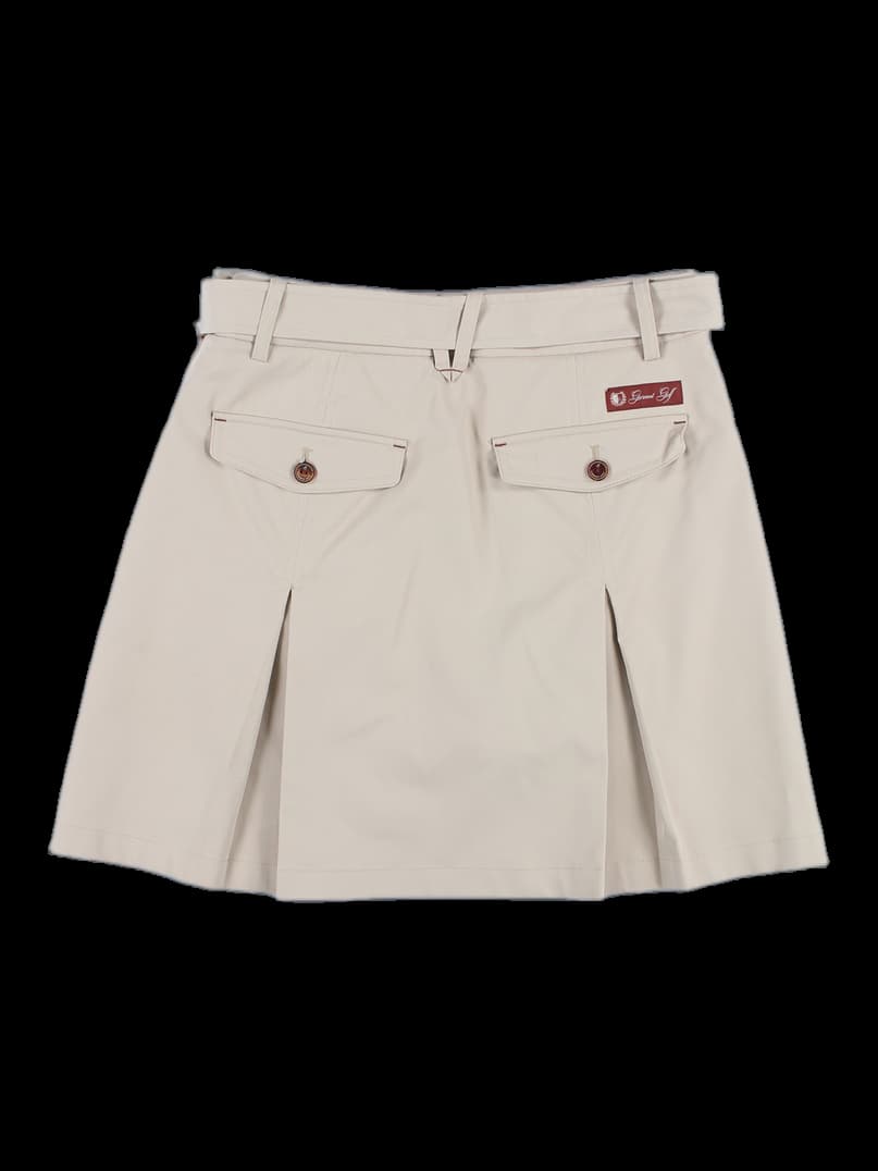 벨트 골프 스커트