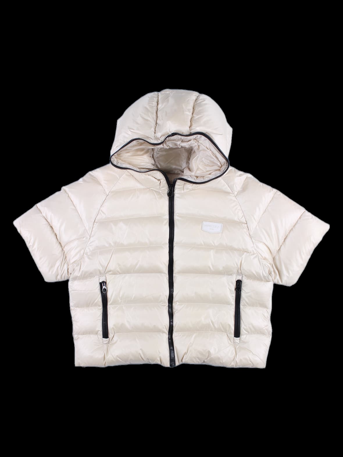 반팔 패딩 점퍼