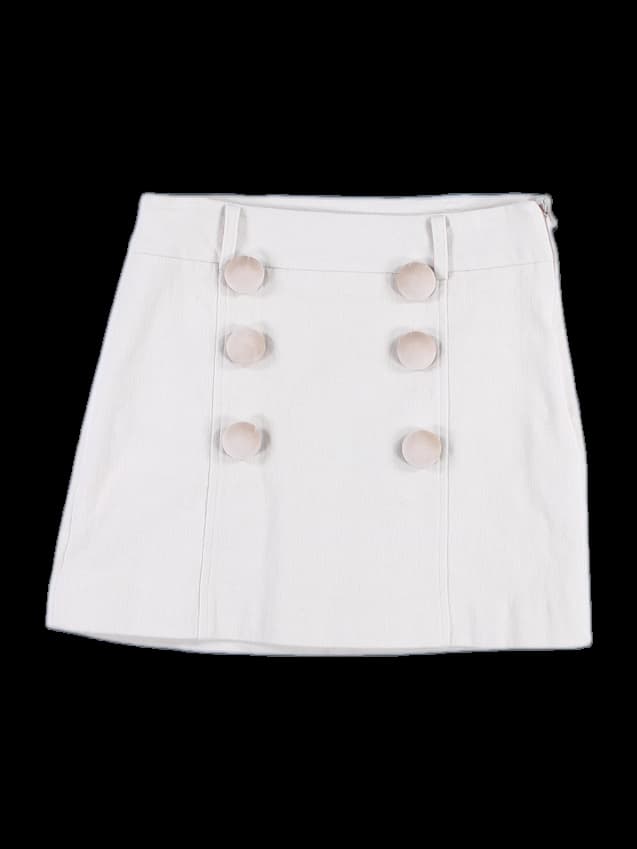 단추 스커트