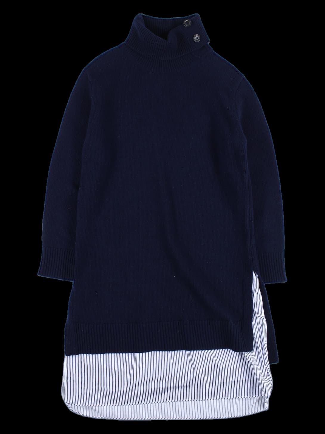 하이넥 니트 원피스