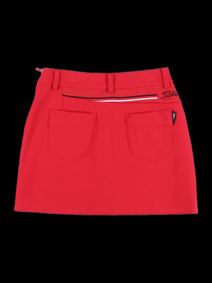 로고 골프 스커트