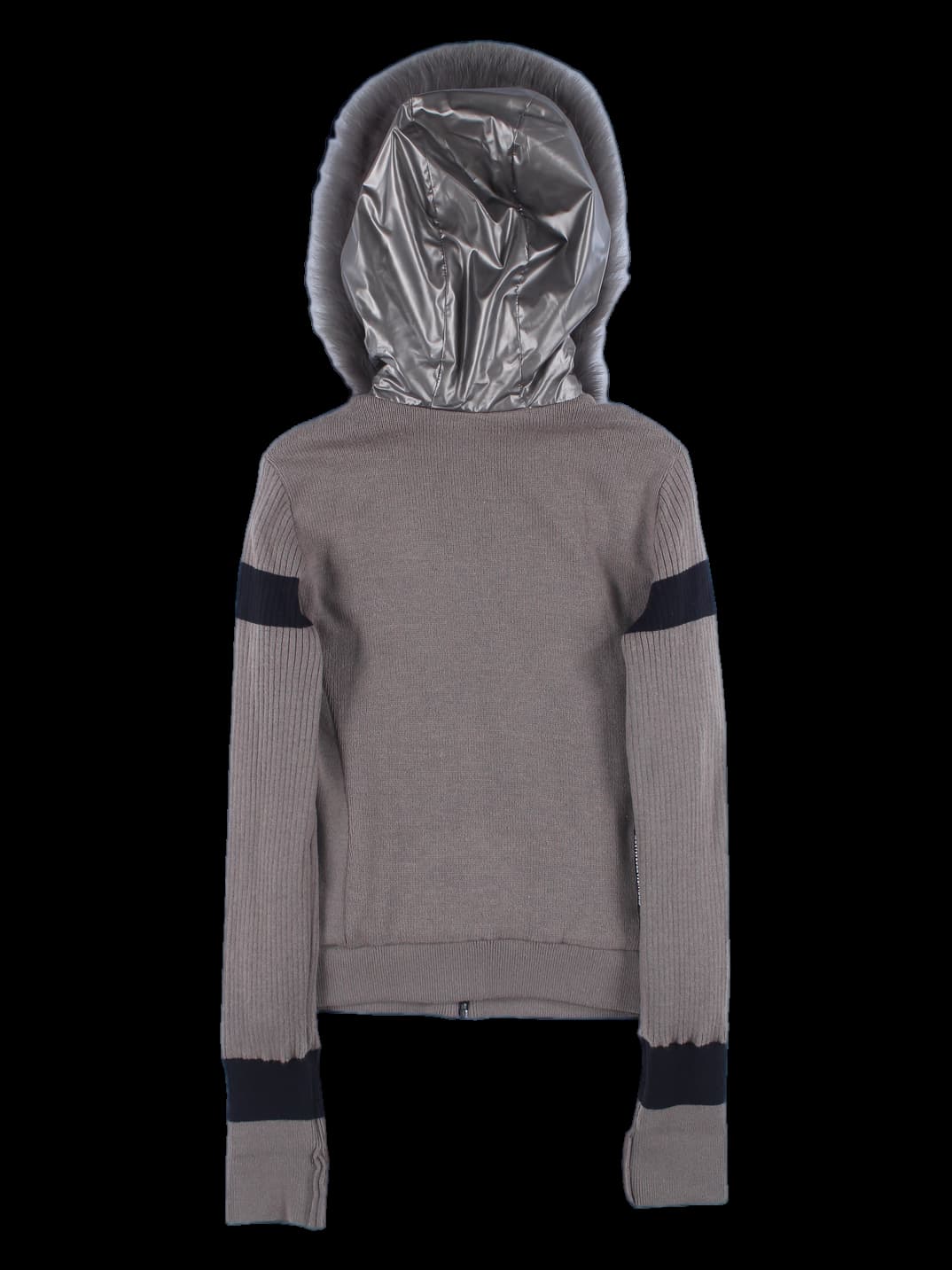 니트 패딩 집업