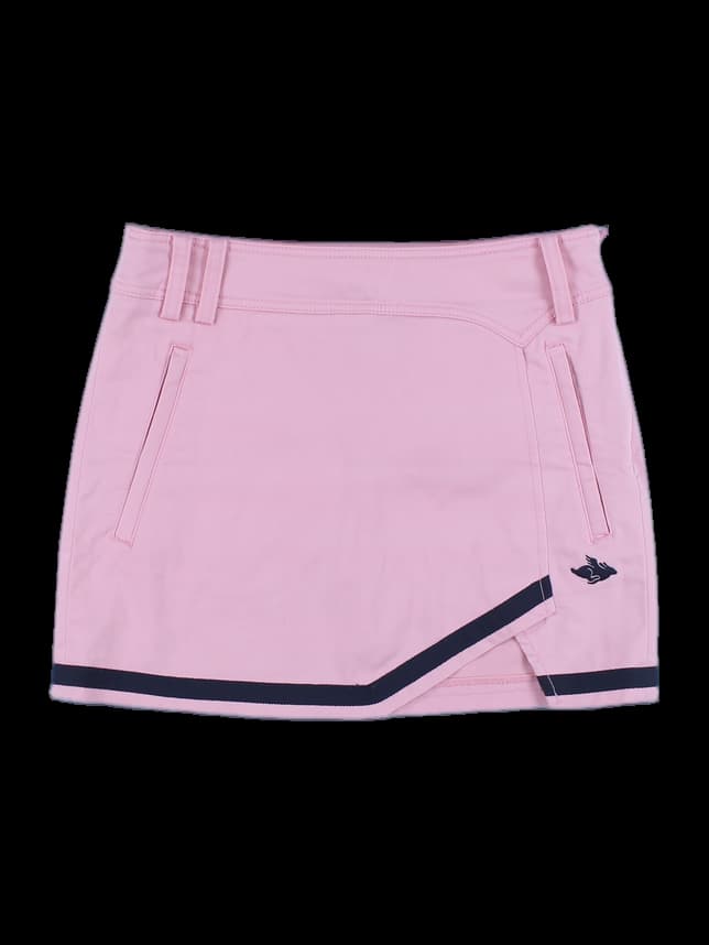 면 골프 스커트