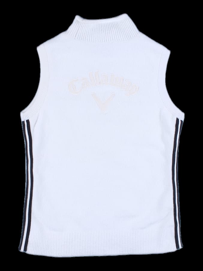 니트 민소매 티셔츠