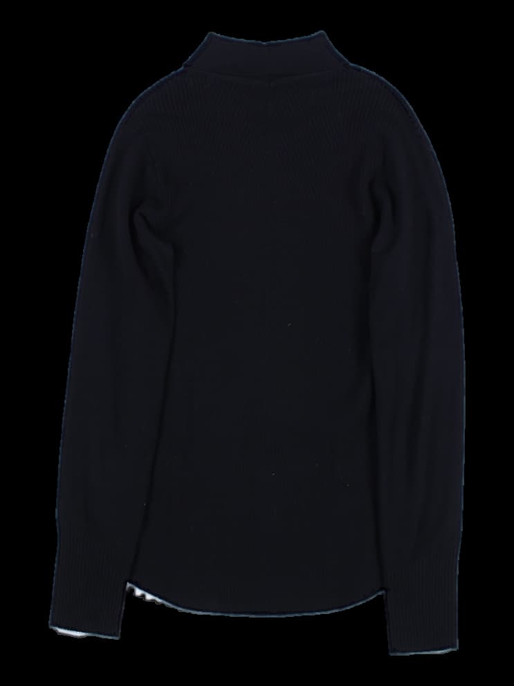 여성 긴팔 카라 니트 티