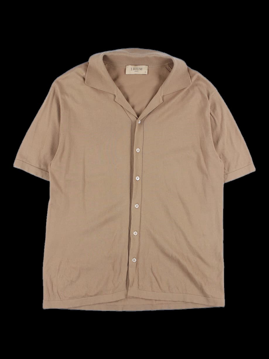 여성 반팔 니트 카라티