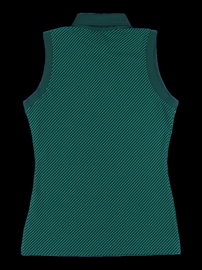 여성 민소매 카라 티