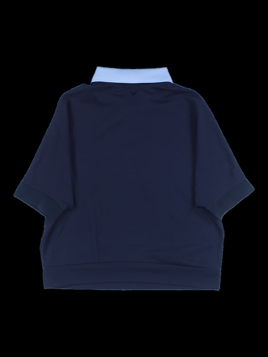 여성 반팔 카라 티