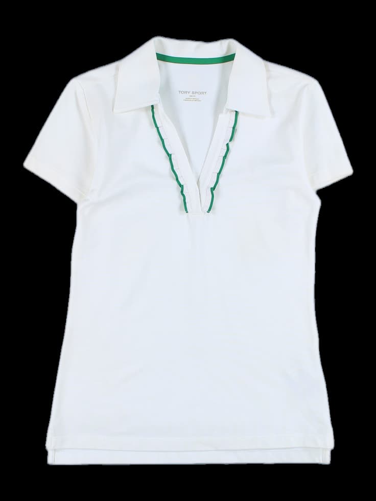 여성 반팔 카라티