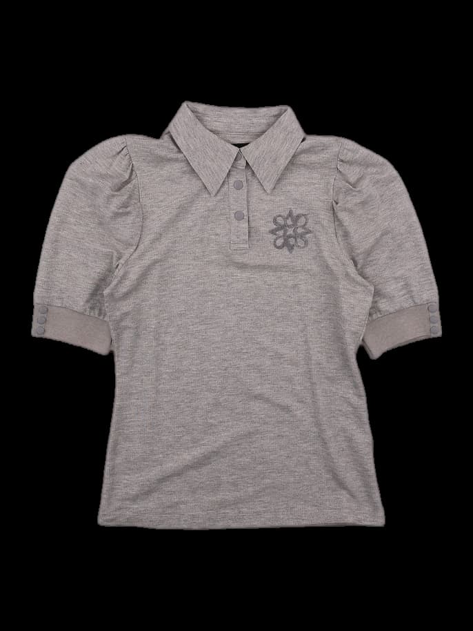 여성 반팔 카라티