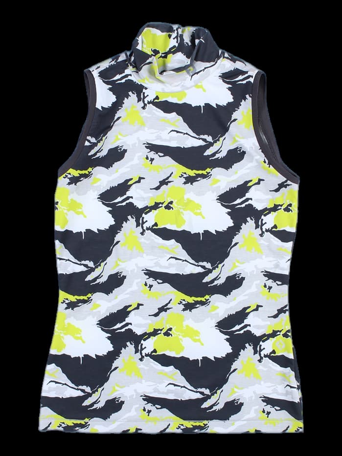 여성 반목 민소매 티