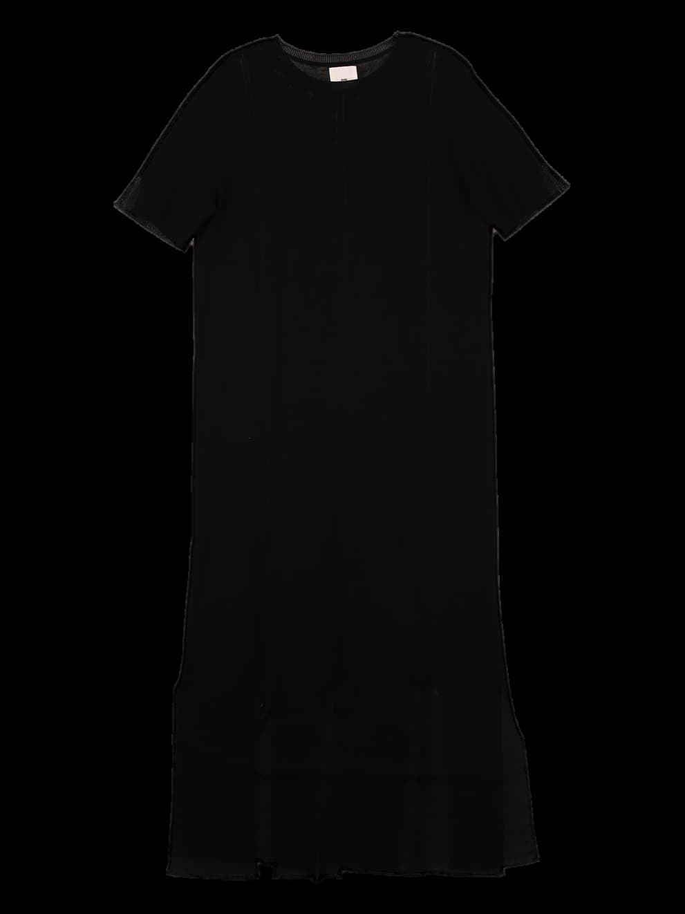 여성 니트 반팔 원피스