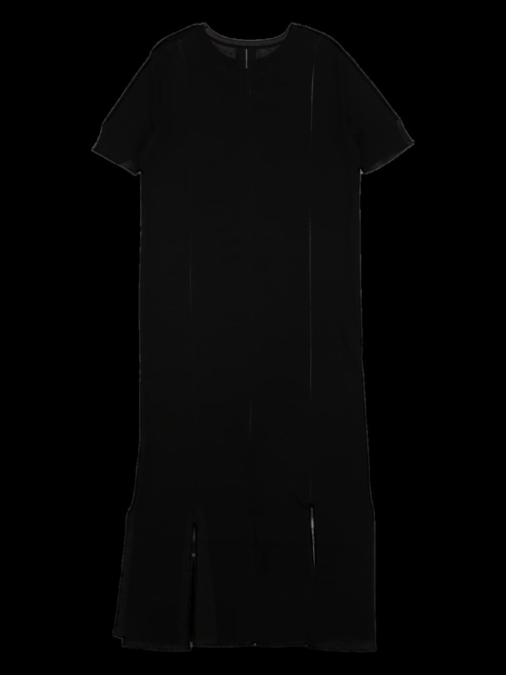 여성 니트 반팔 원피스