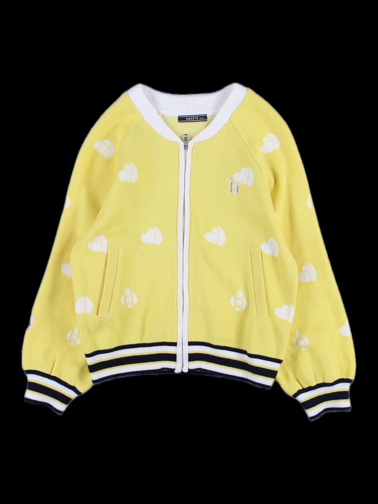 [키즈] 니트 집업 점퍼